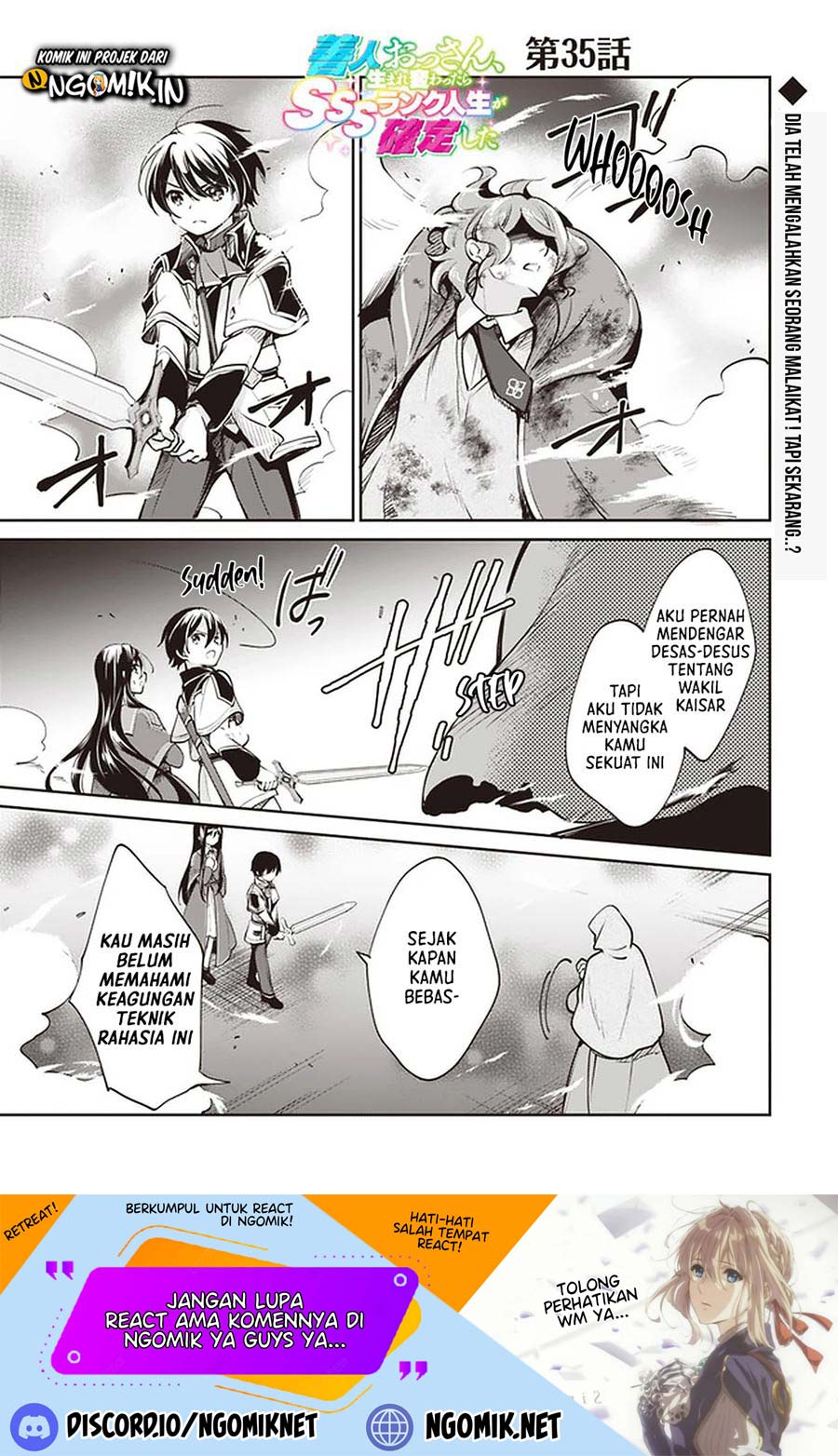 Zennin Ossan, Umarekawattara SSS Rank Jinsei ga Kakutei shita Chapter 35 Gambar 2
